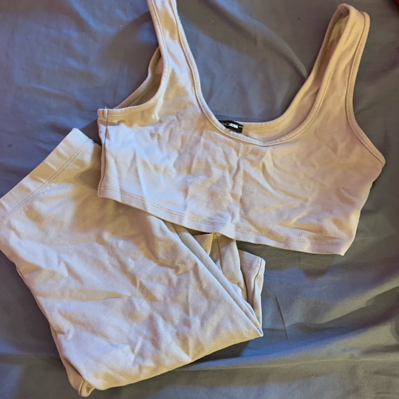 Two piece tan outfit - Picture 1 of 2